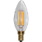 LED lampa E14 C35 soft glow dimbar